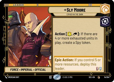 Sly Moore - Cipher in the Dark (14/264) - SOP - Common