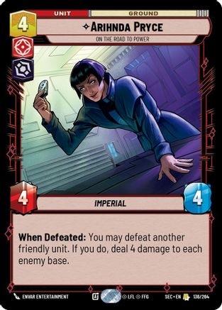 Arihnda Pryce - On the Road to Power (136/264) - SOP - Rare