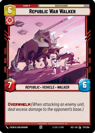 Republic War Walker (173/264) - SOP - Common