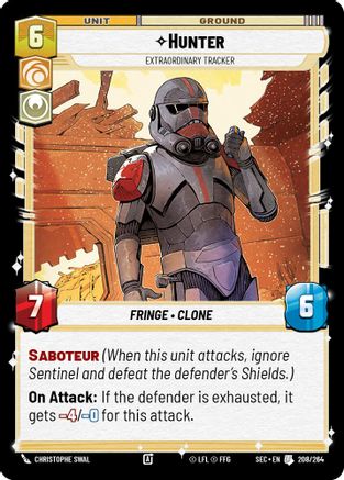 Hunter - Extraordinary Tracker (208/264) - SOP - Uncommon
