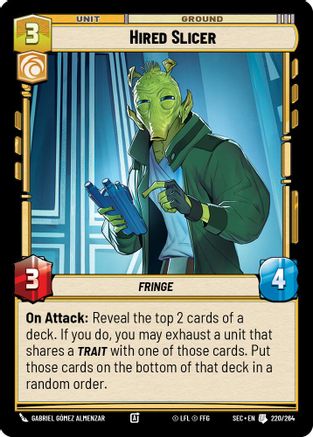 Hired Slicer (220/264) - SOP - Uncommon
