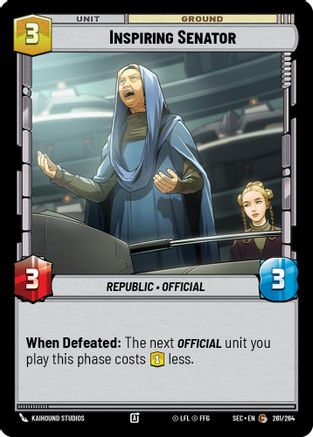 Inspiring Senator (261/264) - SOP - Common
