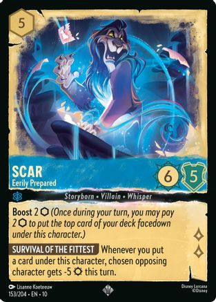 Scar - Eerily Prepared (153/204) - WITW - Super Rare
