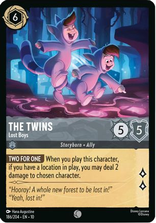 The Twins - Lost Boys (186/204) - WITW - Common - Cold Foil