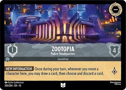 Zootopia - Police Headquarters (203/204) - WITW - Uncommon