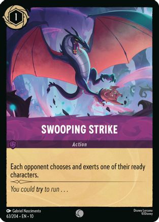 Swooping Strike (63/204) - WITW - Common - Cold Foil