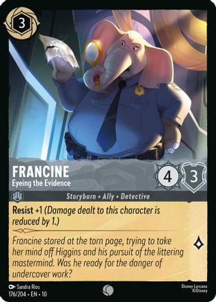 Francine - Eyeing the Evidence (176/204) - WITW - Common - Cold Foil