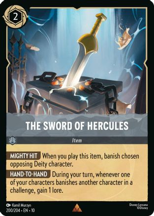 The Sword of Hercules (200/204) - WITW - Rare