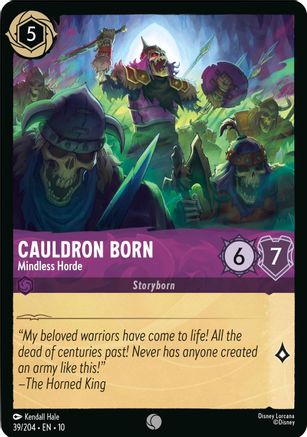 Cauldron Born - Mindless Horde (39/204) - WITW - Common - Cold Foil