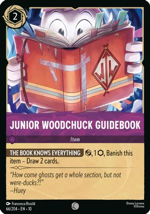 Junior Woodchuck Guidebook (66/204) - WITW - Common - Cold Foil