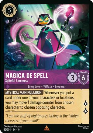 Magica De Spell - Spiteful Sorceress (52/204) - WITW - Rare - Cold Foil