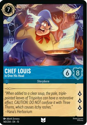 Chef Louis - In Over His Head (140/204) - WITW - Uncommon