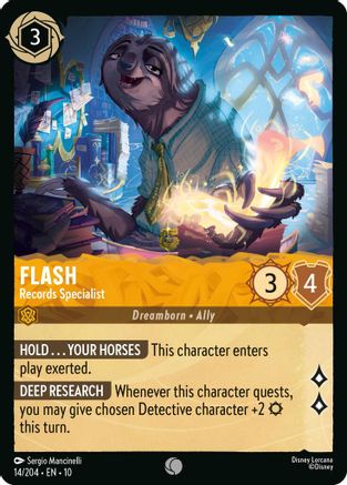 Flash - Records Specialist (14/204) - WITW - Common