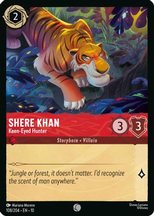 Shere Khan - Keen-Eyed Hunter (108/204) - WITW - Common