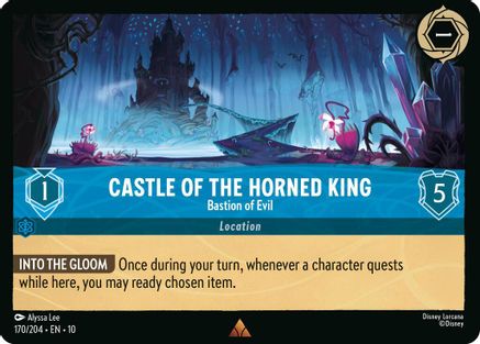 Castle of the Horned King - Bastion of Evil (170/204) - WITW - Rare - Cold Foil