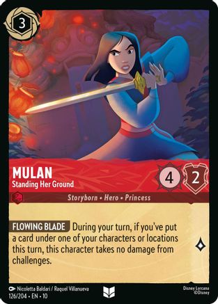 Mulan - Standing Her Ground (126/204) - WITW - Uncommon