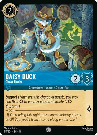 Daisy Duck - Ghost Finder (141/204) - WITW - Common
