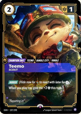 Teemo - Scout (197/298) - PR - Promo