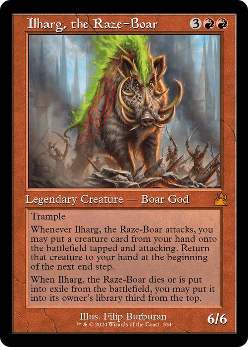 Ilharg, the Raze-Boar (RVR-334) - mythic - Foil