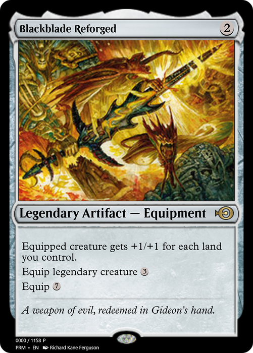 Blackblade Reforged (PRM-77949) - rare - Foil