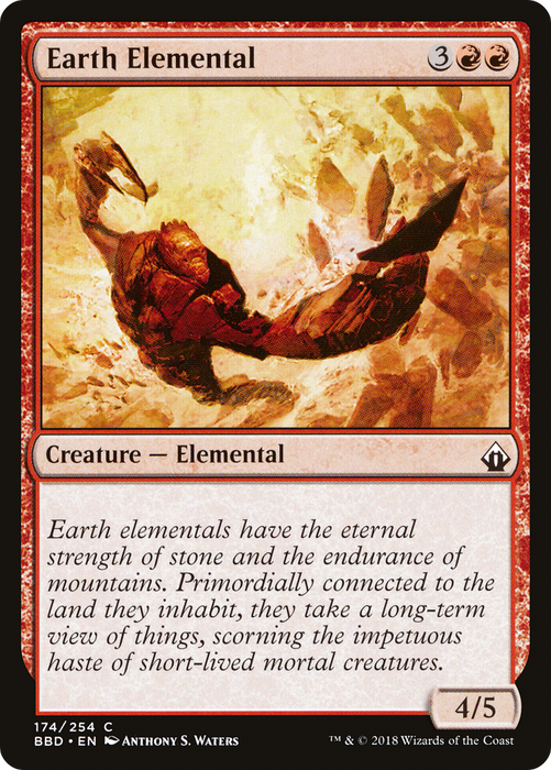 Earth Elemental (BBD-174) - common - Foil