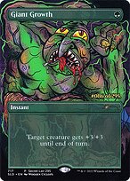 Giant Growth (SLD-717) - rare (Borderless)