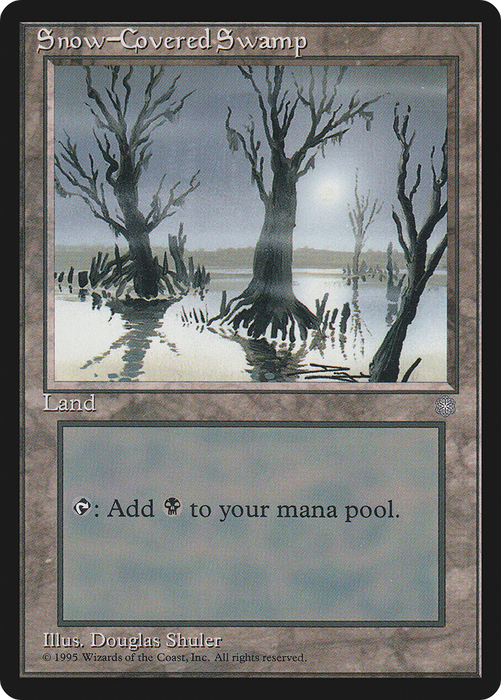Snow-Covered Swamp (ICE-372) - common