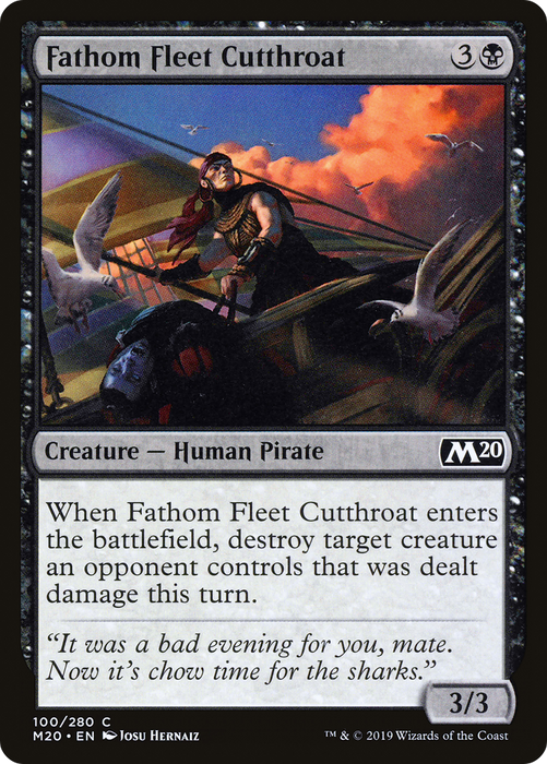 Fathom Fleet Cutthroat (M20-100) - common