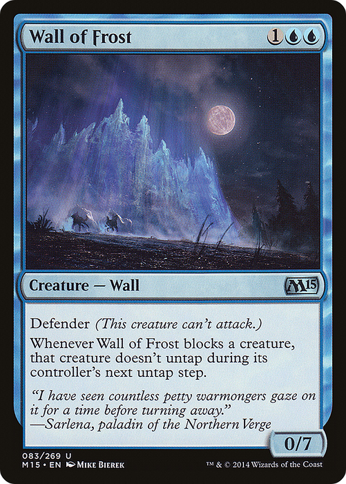 Wall of Frost (M15-083) - uncommon - Foil