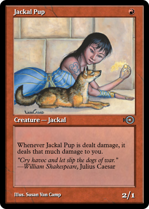 Jackal Pup (PRM-36056) - uncommon - Foil