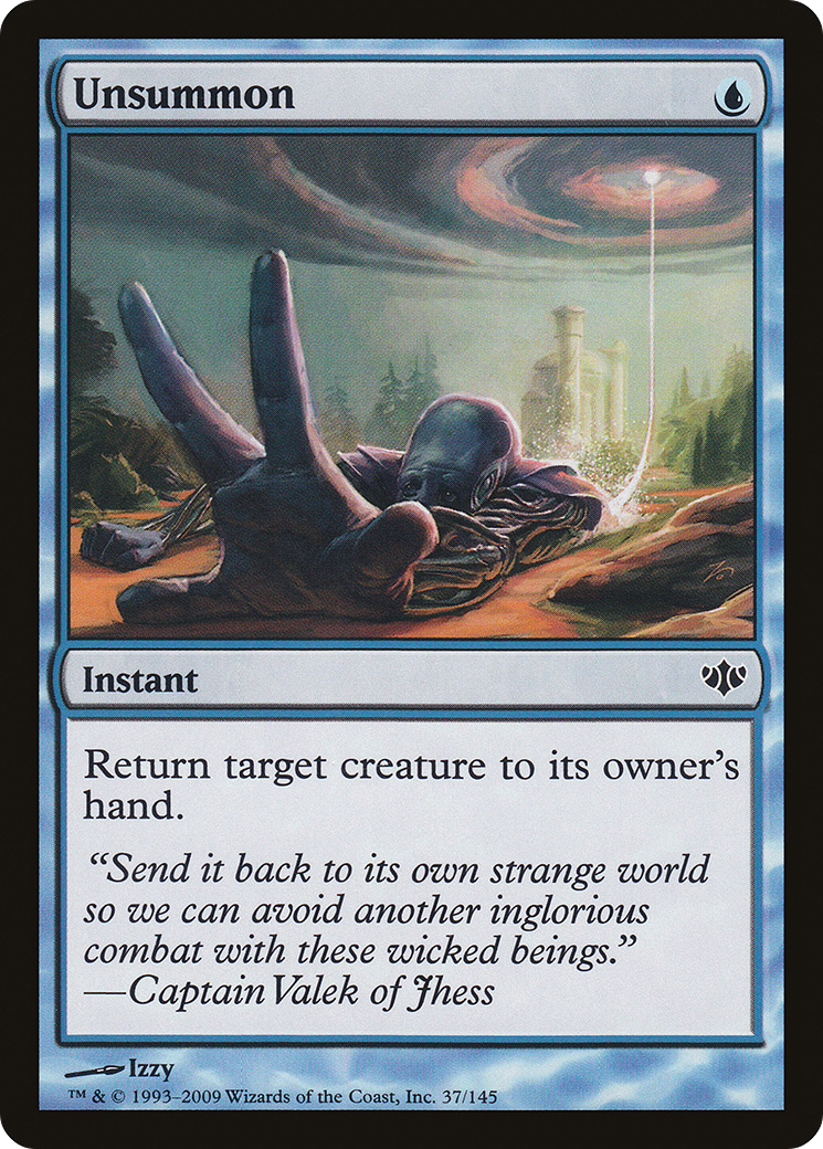 Unsummon (CON-037) - common - Foil