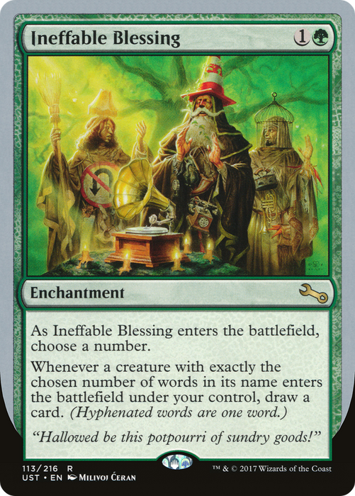 Ineffable Blessing (UST-113F) - rare - Foil