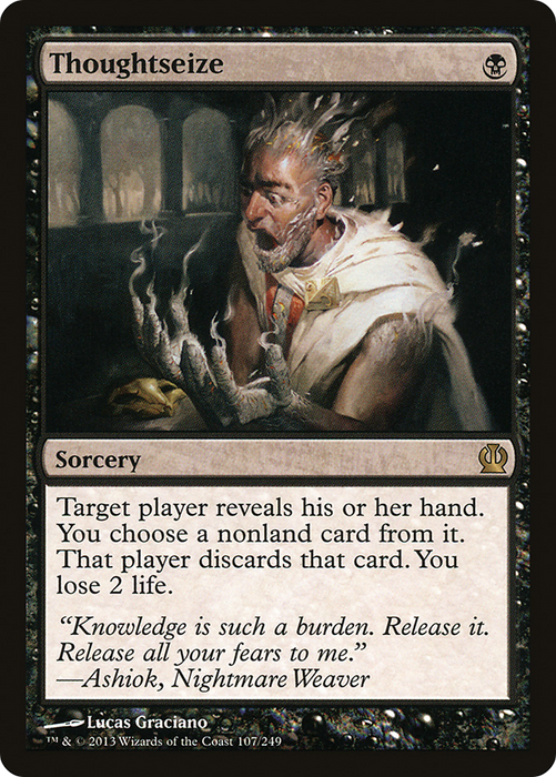 Thoughtseize (THS-107) - rare - Foil
