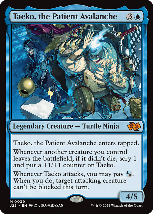 Taeko, the Patient Avalanche (J25-039) - mythic