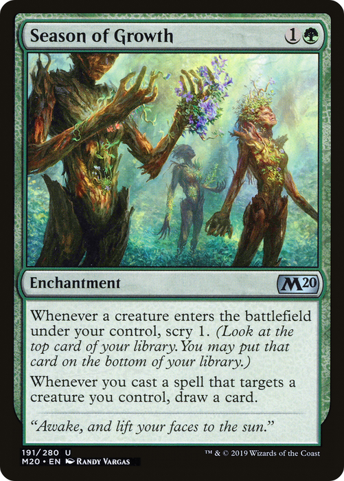 Season of Growth (M20-191) - uncommon - Foil
