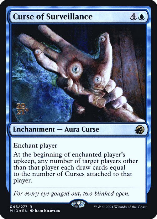 Curse of Surveillance (PRE-46S) - rare - Foil