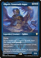 Eligeth, Crossroads Augur (CMR-556) - rare - Etched Foil