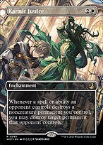 Karmic Justice (WOT-065) - rare (Borderless)