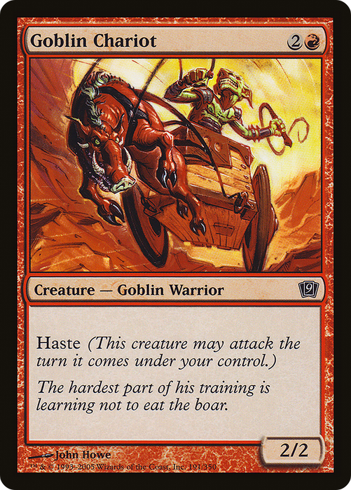 Goblin Chariot (9ED-191★) - common - Foil