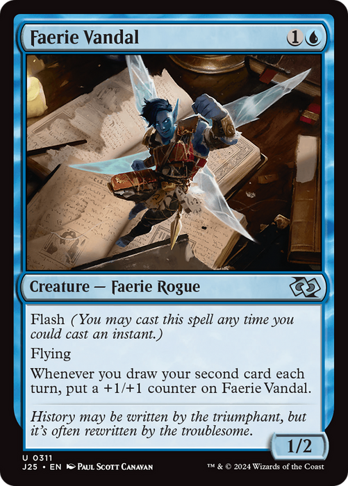 Faerie Vandal (J25-311) - uncommon
