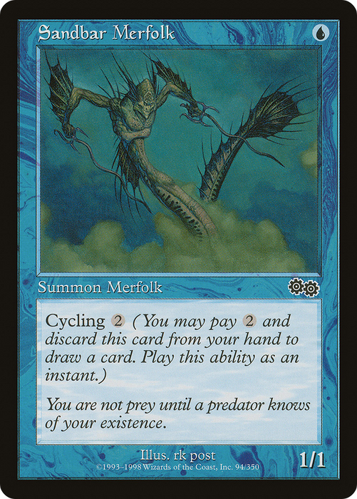 Sandbar Merfolk (USG-094) - common