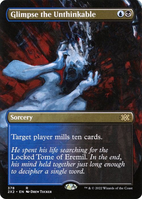 Glimpse the Unthinkable (2X2-378) - rare (Borderless)