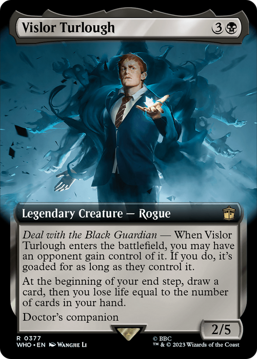 Vislor Turlough (WHO-377) - rare: (Extended Art) - Foil