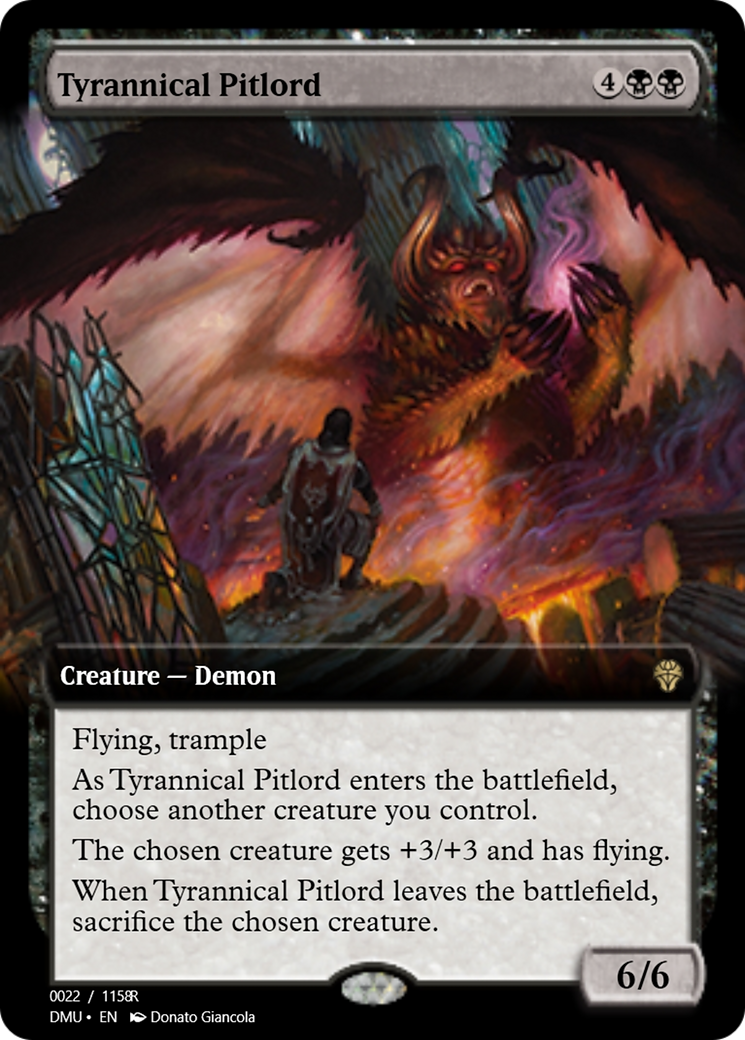 Tyrannical Pitlord (PRM-103424) - rare - Foil