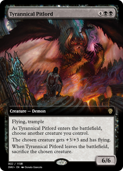 Tyrannical Pitlord (PRM-103424) - rare - Foil