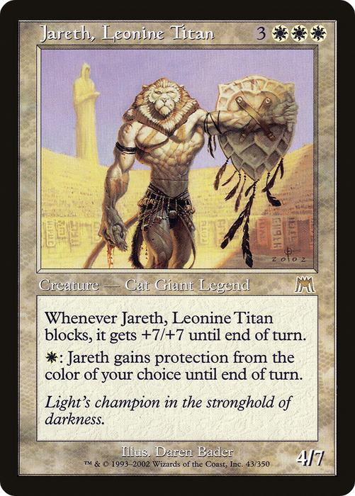 Jareth, Leonine Titan (ONS-043) - rare - Foil