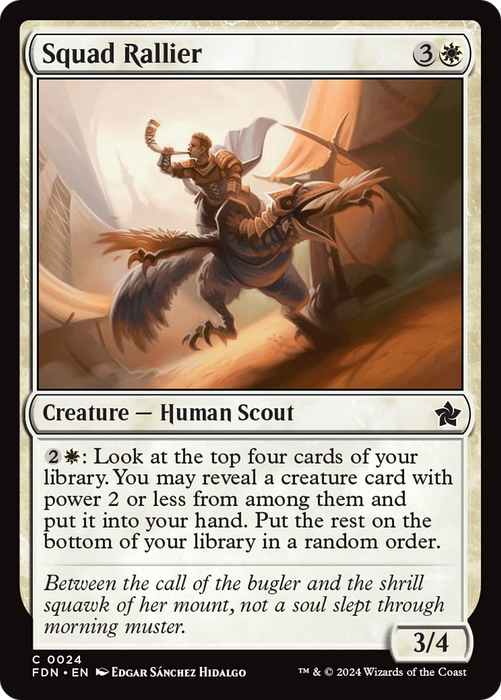 Squad Rallier (FDN-024) - common - Foil