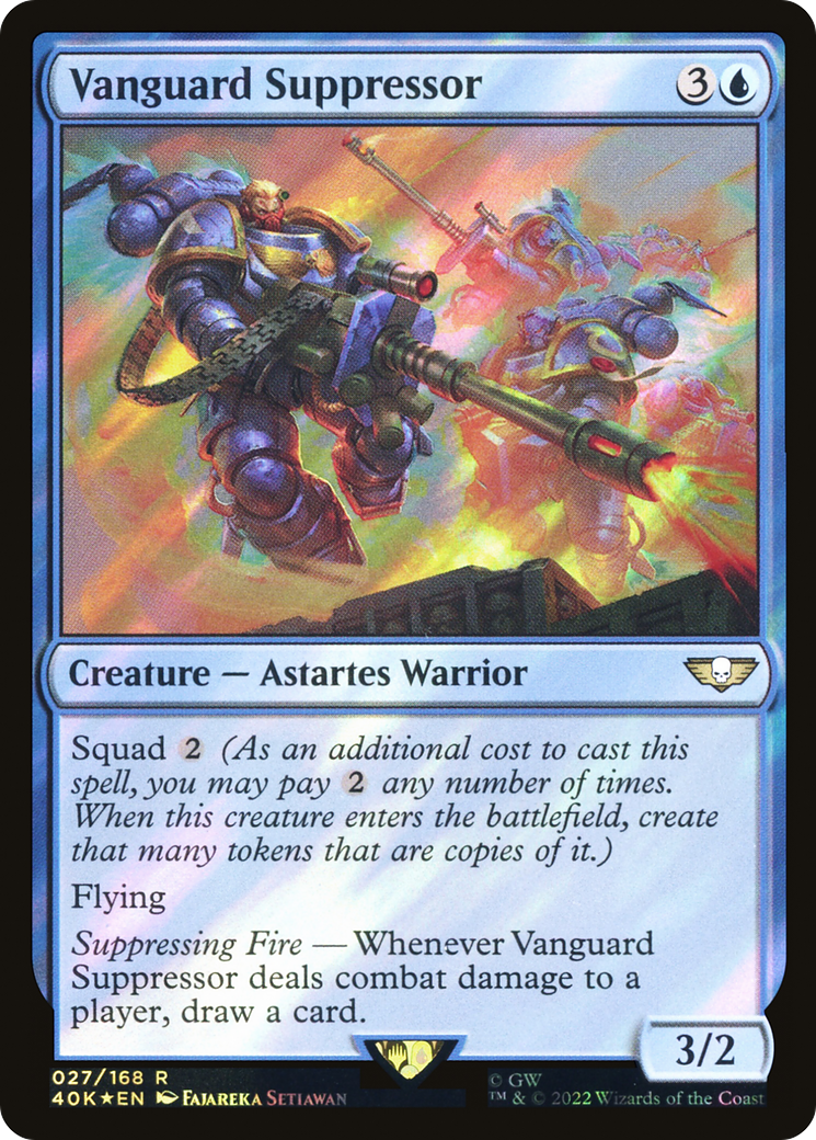 Vanguard Suppressor (40K-27★) - rare - Foil