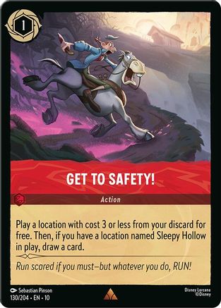 Get to Safety! (130/204) - WITW - Rare