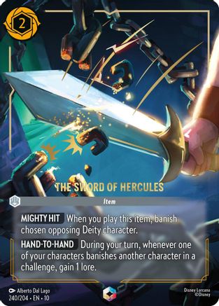The Sword of Hercules (Enchanted) (240/204) - WITW - Enchanted - Holofoil